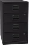 BISLEY | Beistellschrank PFA | 4 Universalschubladen, schwarz