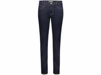 MAC JEANS Damen Angela_0380L Straight Jeans, Blau (Dark D801), W34/34L