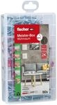 fischer Meister-Box Wohnraum, 160-teiliges D&uuml;bel- und Schraubenset, 6-8 mm