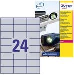 AVERY Zweckform L6133-20 Typenschild Folienetiketten (480 Aufkleber, 70x37mm auf A4,