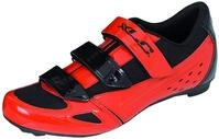 xlc Cb-R04, Unisex Radsportschuhe, Schwarz (Rot, Schwarz Rot, Schwarz), 38 EU...