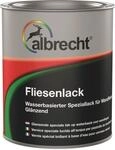 Albrecht Fliesenlack 750 ml | Wei&szlig; gl&auml;nzend | Wasserbasierter Speziallack | 2-in-1