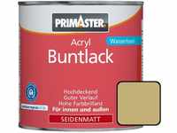 Primaster Acryl Buntlack beige seidenmatt, Acryllack Acrylfarbe