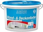 Wand- und Deckenfarbe 10 L Weiss Matt DIN EN 13 300 Sch&ouml;ner Wohnen