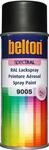 belton spectRAL Lackspray RAL 9005 tiefschwarz, matt, 400 ml - Profi-Qualit&auml;t
