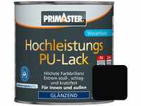 Primaster Hochleistungs PU-Lack 750ml 2in1 Tiefschwarz Glänzend Acryllack