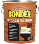 Bondex Holzlasur f&uuml;r Au&szlig;en Mahagoni 4 L f&uuml;r 52 m&sup2; | Hoher Wetter- und UV-Schutz 