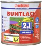 Wilckens 2in1 Acryl Buntlack f&uuml;r Innen und Au&szlig;en, gl&auml;nzend, 375 ml, RAL 7035