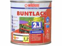 Wilckens 2in1 Acryl Buntlack für Innen und Außen, glänzend, 375 ml, RAL 6005