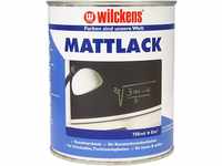 Wilckens Kunstharz Mattlack für Innen und Außen, 750 ml, Schwarz