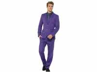 Purple Suit, Purple, with Jacket, Trousers & Tie, (L)