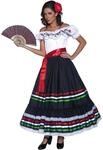 Smiffys Spanierin Kost&uuml;m Spanien Mexiko Senorita Kleid Damen Western