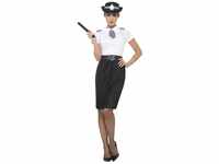 Smiffys 45506XS - Damen Britisches Polizei Kostüm, Kleid, Hut, Gürtel und