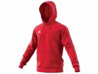 adidas Kinder Core 18 Hoodie, Rot (Power Red/White), 116