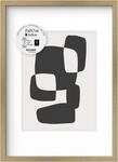 accent by nielsen Objektrahmen mit Passepartout, 21 x 29,7 cm (A4), Holz (MDF),