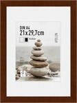 accent by nielsen Bilderrahmen mit Passepartout, 21 x 29,7 cm (A4), Holz, Weng&eacute;,