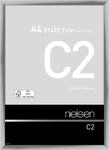 nielsen Aluminium Bilderrahmen C2, 21 x 29,7 cm (A4), Silber