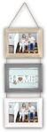 ZEP Lavigny Fotorahmen, Beige/blanc/gris, 18 x 13 x 3 cm