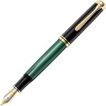 Pelikan 987487 Kolbenf&uuml;llhalter Souver&auml;n M 1000 mit Bicolor-Goldfeder 18-K/750