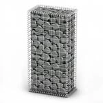 vidaXL Gabione 100x50x30cm Steinkorb Steingabionen Drahtkorb Mauer S&auml;ule Wand
