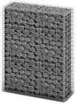 vidaXL Gabione 100x80x30cm Steinkorb Steingabionen Drahtkorb Mauer S&auml;ule Wand
