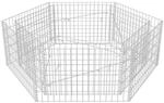 vidaXL Sechseckiges Gabionen-Hochbeet 160&times;140&times;50 cm