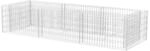 vidaXL Gabione Hochbeet Stahl 270x90x50 cm Steinkorb Blumenkasten Pflanzenkorb