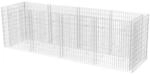 vidaXL Gabione Hochbeet Stahl 360x90x100cm Steinkorb Blumenkasten Pflanzenkorb