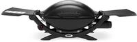 Weber Q2000 Gasgrill, 54 x 39cm Grillf&auml;che, portabler BBQ Grill, 1 Brenner, mit