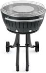 LotusGrill XXL (G600) Gartengrill 21,8kg, Anthrazitgrau mit USB Anschluss