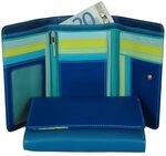 mywalit - Leder Damen Geldb&ouml;rse - Medium Tri-fold w/Outer Zip Purse - 363-92 -