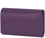 Greenburry Spongy Geldb&ouml;rse Leder 15,5 cm, Purple, one size