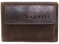 Bugatti Leder Geldbörse Volo für Ticket, 10 cm, braun