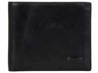 Bric's - Brieftasche Aus Leder Monterosa, Schwarz, 11x9.5 cm
