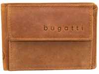Bugatti Geldbörse Volo für Ticket, 10 cm, Cognac