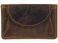 Greenburry Vintage Münzbörse Leder 10 cm