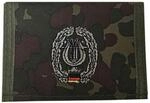 Nylongeldb&ouml;rse, flecktarn, Musikkorps, Klettv., Ausweisf.