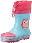 Playshoes Kinder Gummistiefel aus Naturkautschuk, trendige Unisex Regenstiefel mit