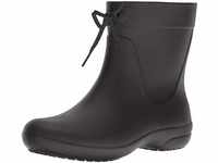 Crocs Freesail Shorty Rain Boots, Damen Gummistiefel, Schwarz (Black), 33/34 EU