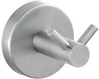 WENKO 19610100, Wandhaken Duo, Bosio, Edelstahl matt
