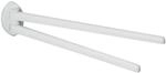 Spirella 10.11804 Schwenkarm 2er Handtuchhalter Lemon White