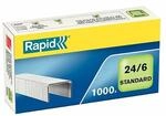 Rapid Heftklammern (24/6 mm, Standard, verzinkt) 1000 St&uuml;ck