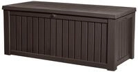 Keter Rockwood Kissenbox, Braun, 570L
