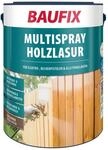 BAUFIX Multispray Holzlasur palisander, seidengl&auml;nzend, 5 Liter, Holzlasur, zum