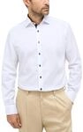 Herren Hemd Modern Fit extralange Armel, weiss, 43