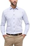 eterna Langarm Hemd Modern Fit Fantasiebindung Strukturiert- Gr. W43 Langarm,