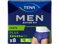 TENA Men Pants Plus Medium (M) - Inkontinenz-Slips für Herren (1 Karton = 4 x...