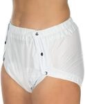 Suprima Inkontinenz PVC-Slip kn&ouml;pfbar Art. 1-249-001 (unisex) - Gr. S - weiss