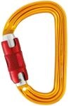 PETZL - Karabiner Sm'D Twist Lock - Unisex, Yellow, D-Form, &Ouml;ffnung 20 mm