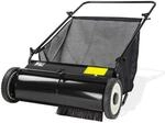 DEMA Rasenkehrmaschine 65 cm, Laubkehrer, Kehrmaschine mit 4 B&uuml;rsten, 180L